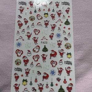 Holiday nail stickers F622 NWOT